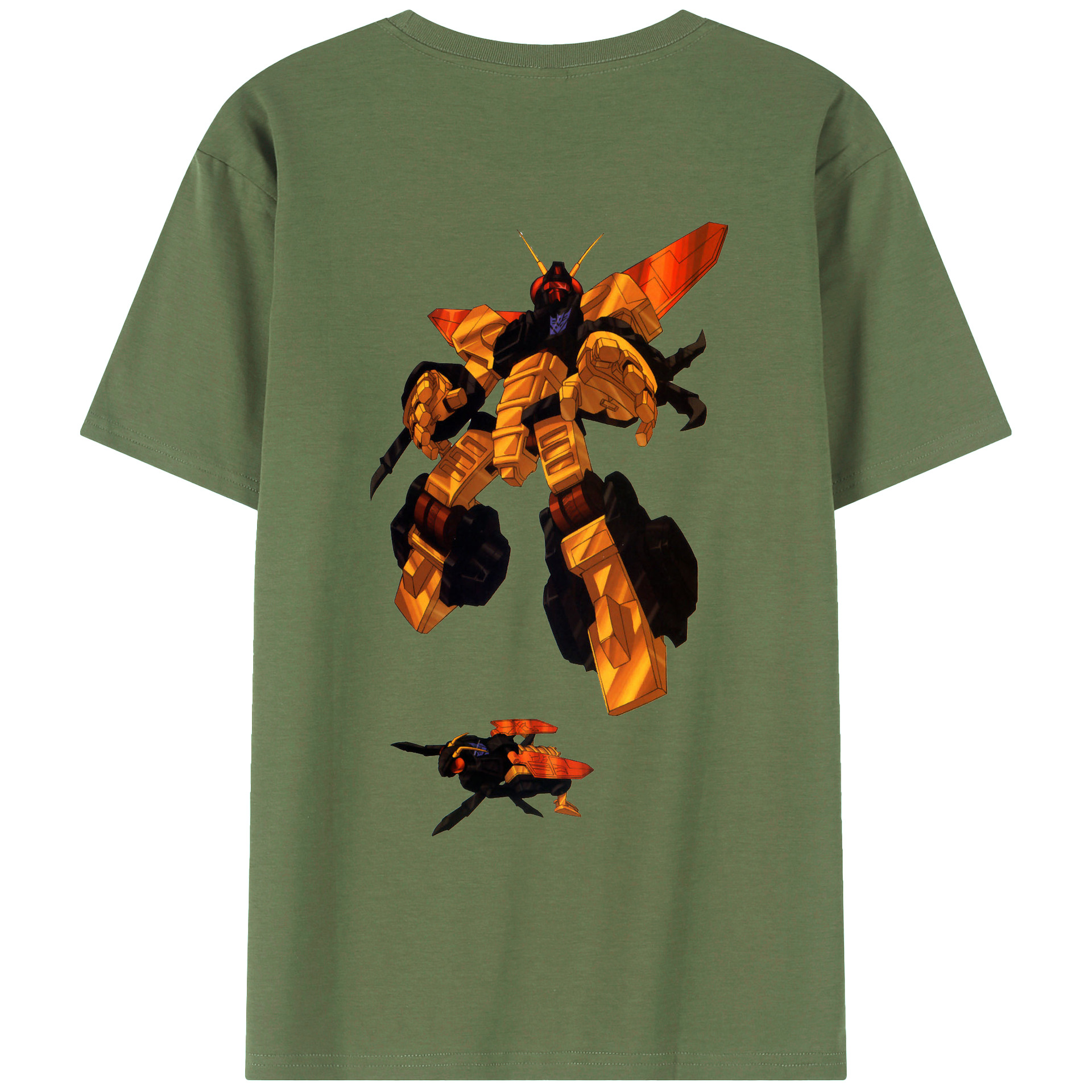 （画像用）  綿100％ メンズ半袖Tシャツ（バックプリント） 通気性